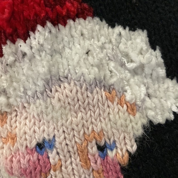 Design Options by Philip & Jane Gordon Santa Snow Flake Cardigan Sweater Size S - Picture 8 of 9